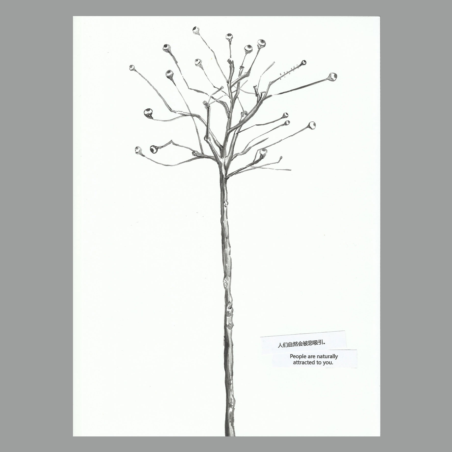 《So Lucky》Acrylic on paper