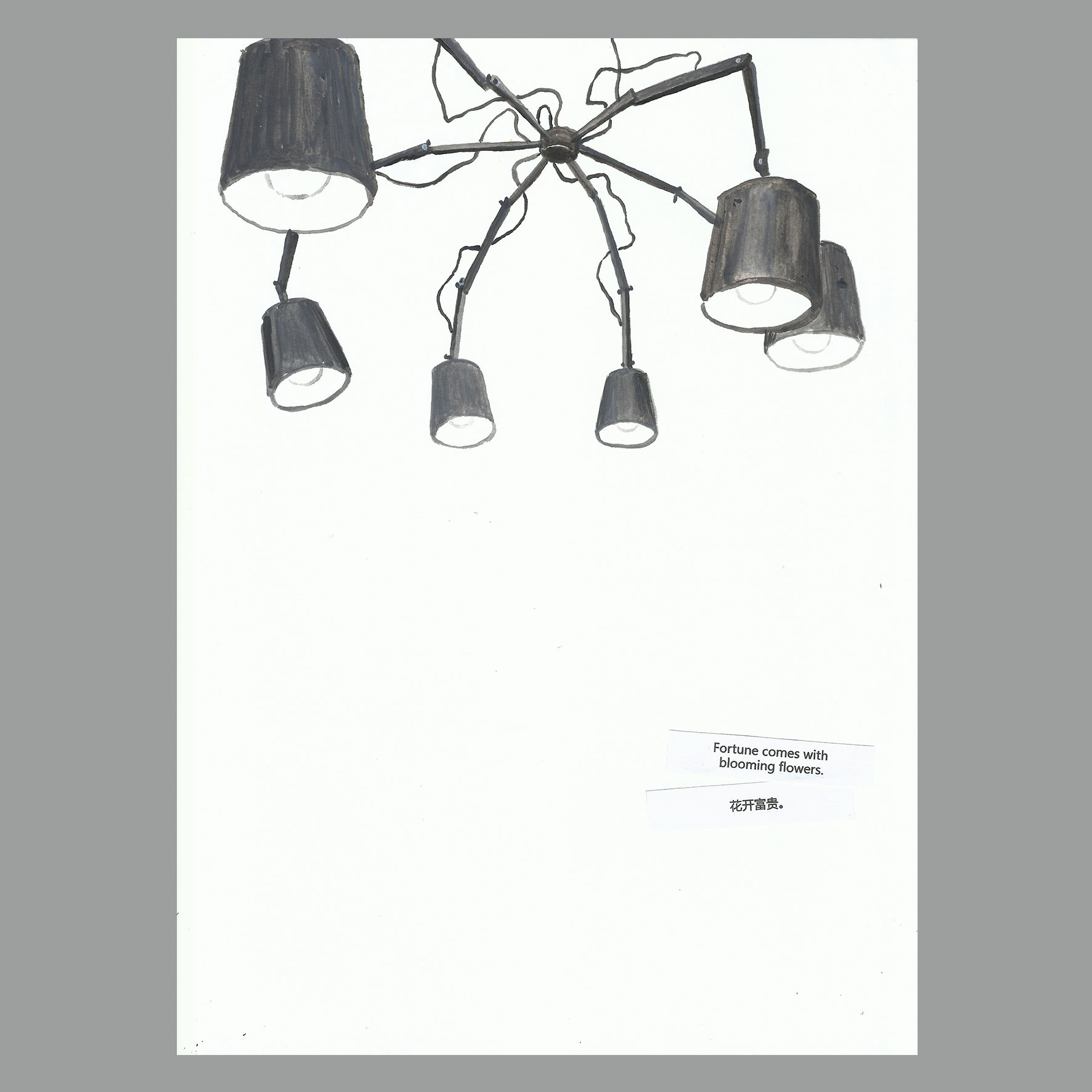 《So Lucky》Acrylic on paper