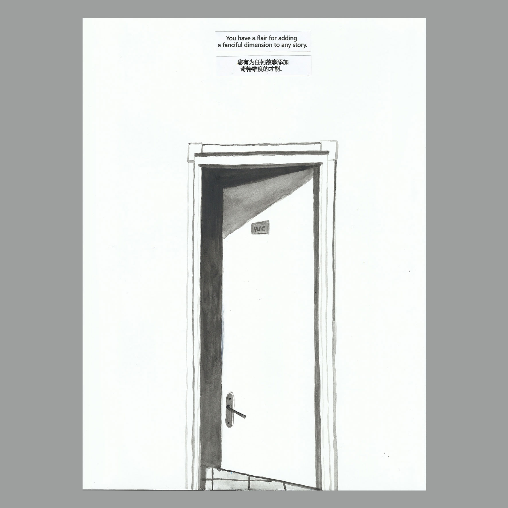 《So Lucky》Acrylic on paper