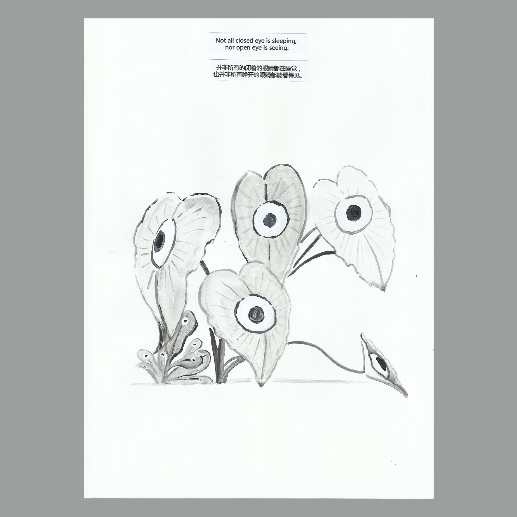 《So Lucky》Acrylic on paper